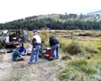 seismic recording, Caribou Flat